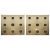 Vintage Gold-Colored Ceiling Lamps from Guzzini, 1970s, Set of 2 For Sale