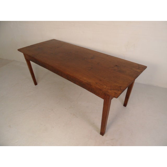 Brown Antique French Dining Table, 1890s For Sale - Image 8 of 10