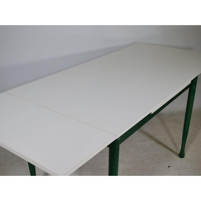 Wood Vintage Extendable Italian Dining Table, 1970s For Sale - Image 7 of 14