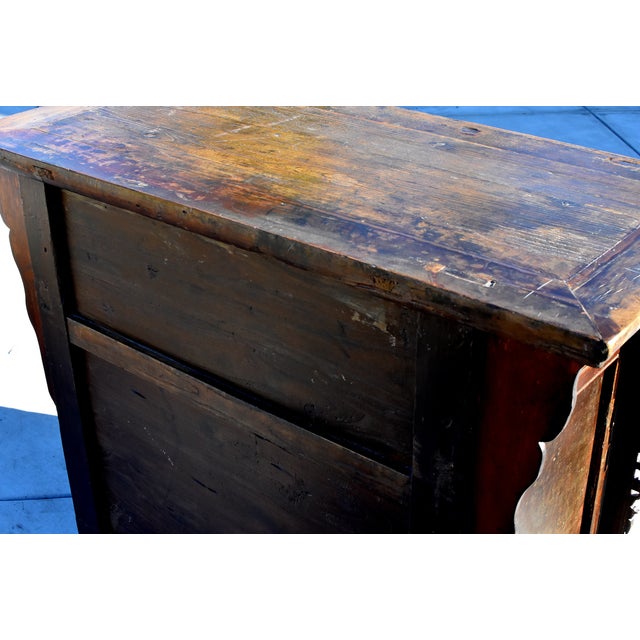 Antique Mongolian Chest Console Table Chairish
