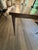 2000 - 2009 91” Custom Solid Alder Dining Table With Hand-Forged Iron Tapered Legs | Elegant Rustic European For Sale - Image 5 of 9