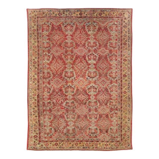 Galerie Shabab Collection Early 20th Century Turkish Oushak Large Carpet For Sale