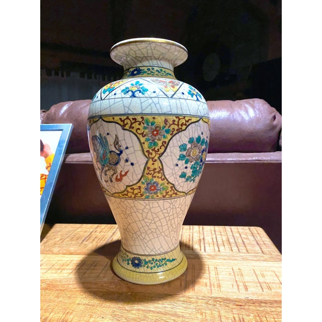 Large Vintage Pegasus Vase Signed by the artist Welcome to Solid Gold Velvet Interiors! We are so happy to have you. We...