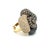 Baroque 6 Carat Tw Black, Brown, & White Diamond Cluster Flower Ring in 18k Yellow Gold Size 5 For Sale - Image 3 of 6