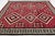 Textile Contemporary Southwest Navajo Style Crimson Wool Rug With Geometric Diamond For Sale - Image 7 of 11