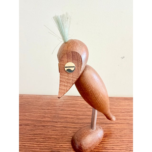Wood Bird Corkscrew and Bottle Opener in Teak attributed to Arne Basse, 1960s For Sale - Image 7 of 8