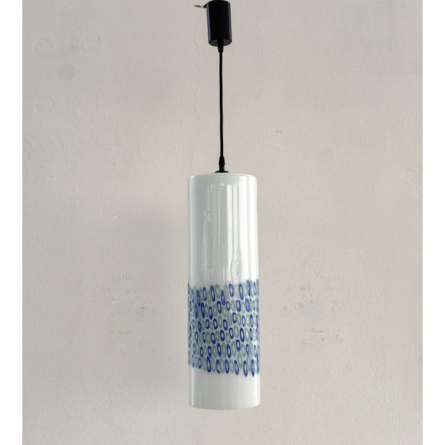Italian Murano Glass Pendant Fixture by Peter Pelzel for Vistosi, 1970s For Sale - Image 4 of 14