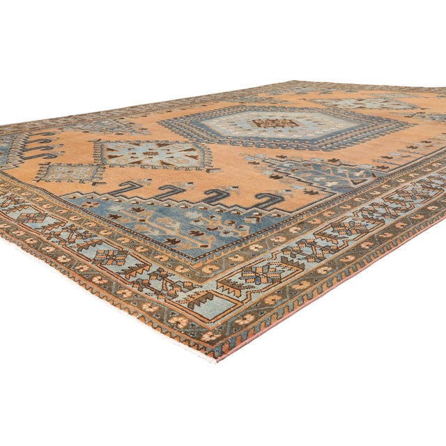 79662 Antique Persian Viss Rug, 10'00 x 13'06. The Desert Sovereign: An Antique Persian Viss Masterpiece of Tribal...