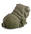 Gray Vintage English Bulldog Garden Ornament Dog Statue With Weathered Patina For Sale - Image 8 of 12