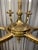 Large French Art Deco Bronze d'Ore Chandelier Attributed to Sue Et Mare, Parisian For Sale - Image 14 of 15