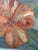 Orange Vintage Oil on Canvas Bold Floral Painting , Framed For Sale - Image 8 of 10