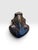 Vintage Studio Pottery Frog Sculpture With Cobalt Blue Geometric Decoration For Sale - Image 4 of 7