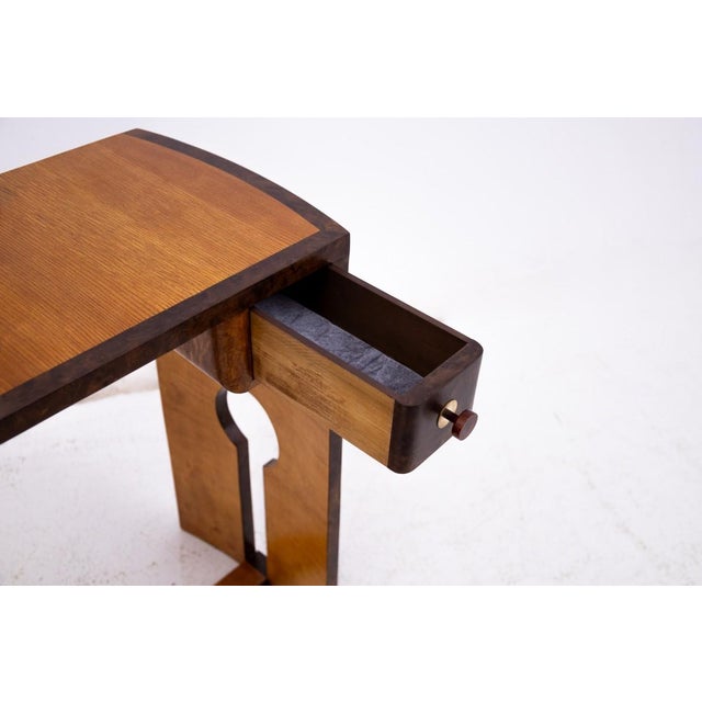 Art Deco Dressing Table and Chair Set, Poland, 1930s, Set of 2 For Sale - Image 9 of 18