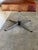 Square Brown Leather Ottoman With Chrome Base Vintage Mid-Century Modern 1970s For Sale - Image 10 of 10