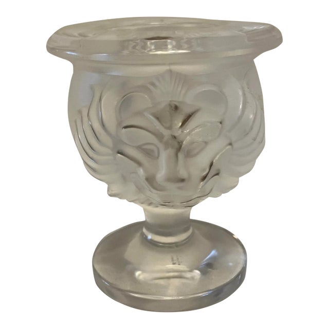 Mid 20th Century Lalique “Tete De Lion” Cigarette Holder For Sale