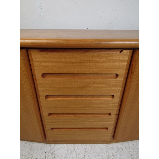 Skovby Møbelfabrik A/S 1960s Unusual Mid-Century Modern Credenza by Skovby Mobelfabrik For Sale - Image 4 of 12