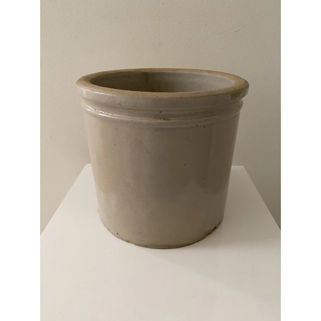 Farmhouse Small Antique Red Wing Stoneware Company Crock For Sale - Image 3 of 7