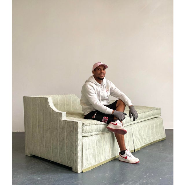 Redefine your guest suite or library with the unparalleled comfort and craftsmanship of this custom vintage daybed by...