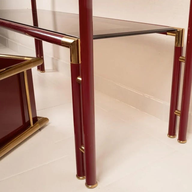 Console Tables by Tommaso Barbi, 1970s, Set of 3 For Sale - Image 9 of 10