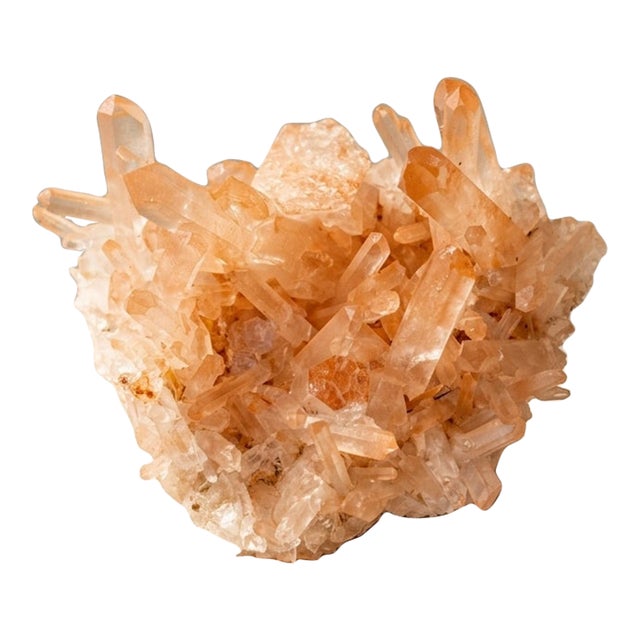 Tangerine Quartz Cluster by Stillmantle For Sale