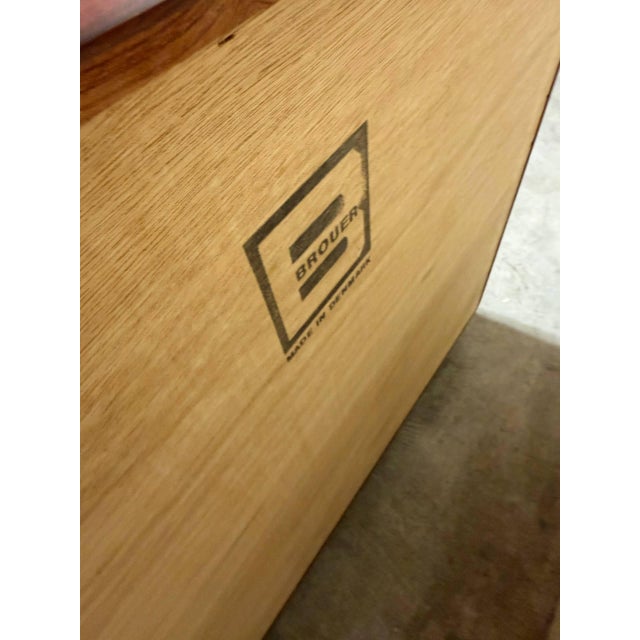 Danish Mid Century Modern Rosewood Small Dresser Cabinet by Brouer For Sale In Los Angeles - Image 6 of 10