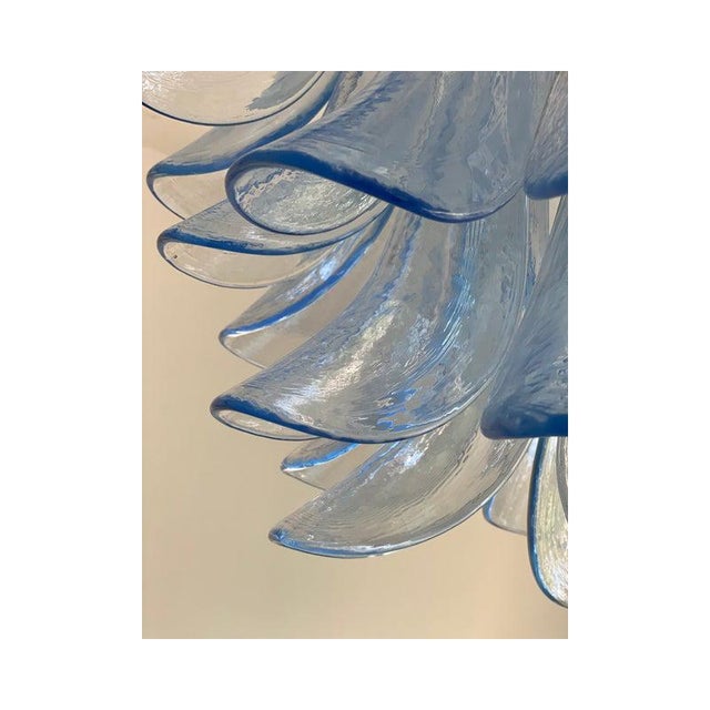 Blue Selle Murano Glass Chandelier from Simoeng For Sale - Image 9 of 14