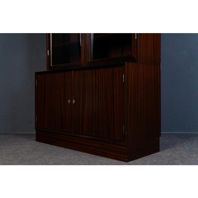 Mid-Century Mahogany Bookcase, 1970s For Sale - Image 10 of 15