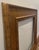 This is a large (36” x 36” opening; 54” x 54” overall) vintage square gilt wood picture frame featuring a wide, flat-...