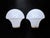 Mushroom-Shaped Murano Glass Wall Lamps from Manifattura Di Murano, 1970s, Set of 2 For Sale - Image 11 of 14