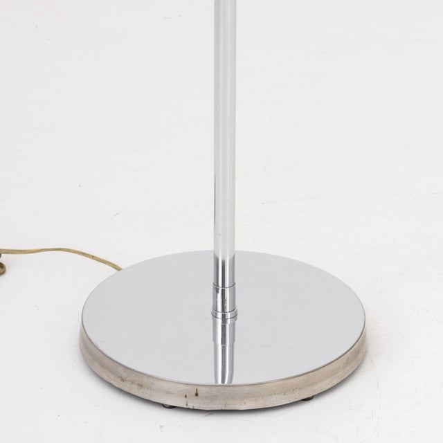 Mid-Century Modern Mid-Century Modern Chrome Adjustable Floor Lamp For Sale - Image 3 of 5