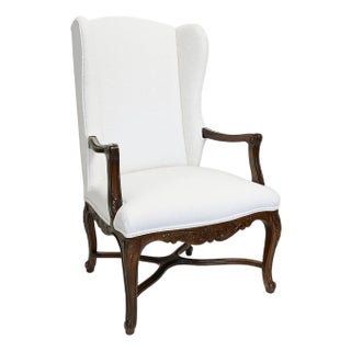 Fremarc Designs Carved French Host Chair For Sale