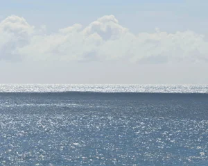 Gaétan Caron "Pacific Blues, Tropical" Hawaiian Seascape Color Photograph, 2014 2014