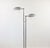 An elegant, two-light vintage floor lamp, model go226 "jelken," from ikea, dating from the late 1990s or early 2000s. a...
