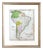 Hand Colored Antique Map of South America, Framed For Sale