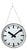 Large Industrial Double Sided Factory Clock from Simlex, 1960s For Sale