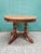 Wood Late 20th Century Traditional Style Solid Wood Oval End Table For Sale - Image 7 of 13