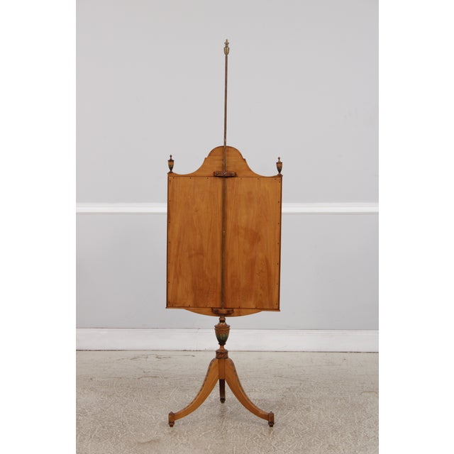 Vintage Adams Satinwood English Firescreen For Sale - Image 13 of 14