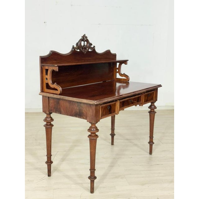 Antique Gründerzeit Desk, 1880 For Sale - Image 5 of 10