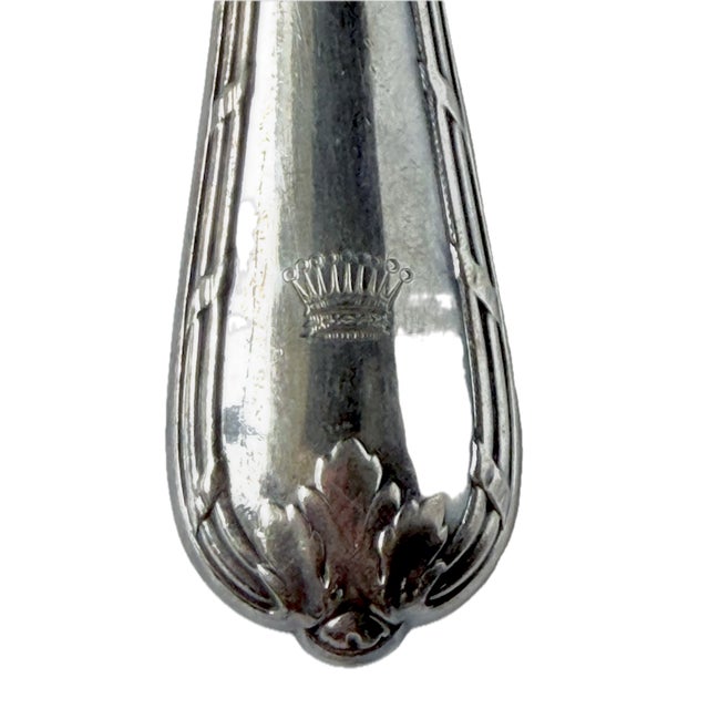 Vintage Set of 3 Christofle Silver Plate Serving Pieces For Sale In Atlanta - Image 6 of 16