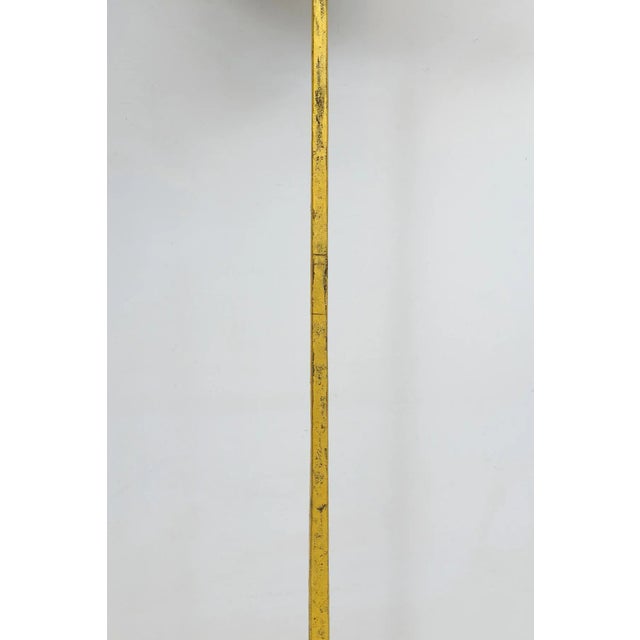French Vintage Gilt-Iron Floor Lamp For Sale - Image 4 of 9