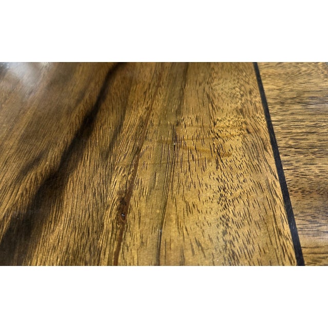 Brown 1970’s Mastercraft Walnut and Brass Chest of Drawers For Sale - Image 8 of 17