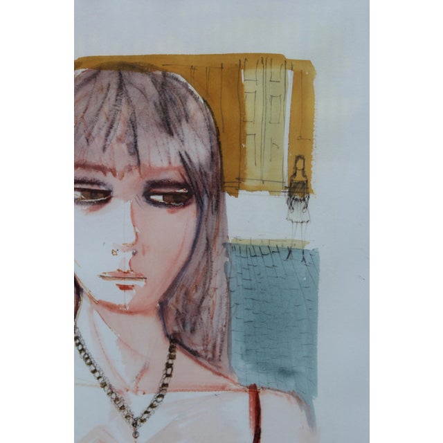 Charles Levier Watercolor Painting For Sale In New York - Image 6 of 8