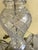 1960s Waterford Style Cut Crystal Table Lamps With Shades, Chrome Bases, Ireland Attributed - a Pair For Sale - Image 11 of 13