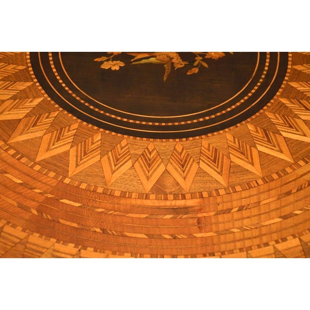 Antique Italian Sorrento Dining Table, 1870s For Sale - Image 9 of 13