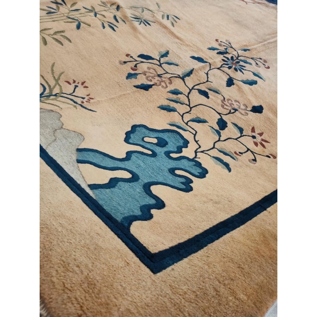 Early 20th Century Chinese Peking Scenic Carpet ( 9'6" x 13' - 290 x 395 )