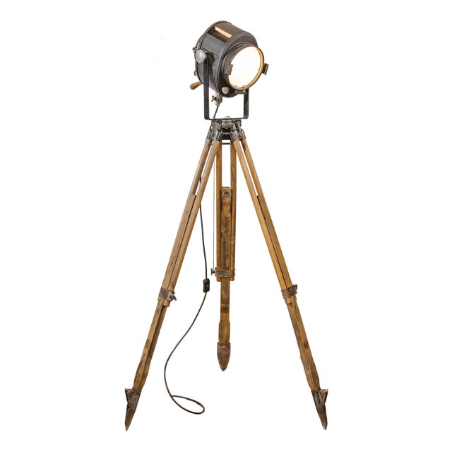 Industrial Theater Floor Lamp, 1950s For Sale