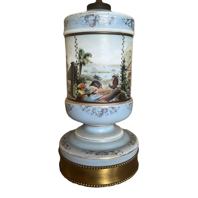 1940s Venetian Scenic Table Lamp For Sale In Atlanta - Image 6 of 8