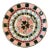 Ceramic Tile Mosaic Dish Catchall Vide-Poche With Pink Hearts, Circa Mid-20th Century For Sale