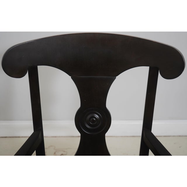 1990s Set of 6 Ethan Allen New Country Collection Dining Room Chairs For Sale - Image 5 of 18