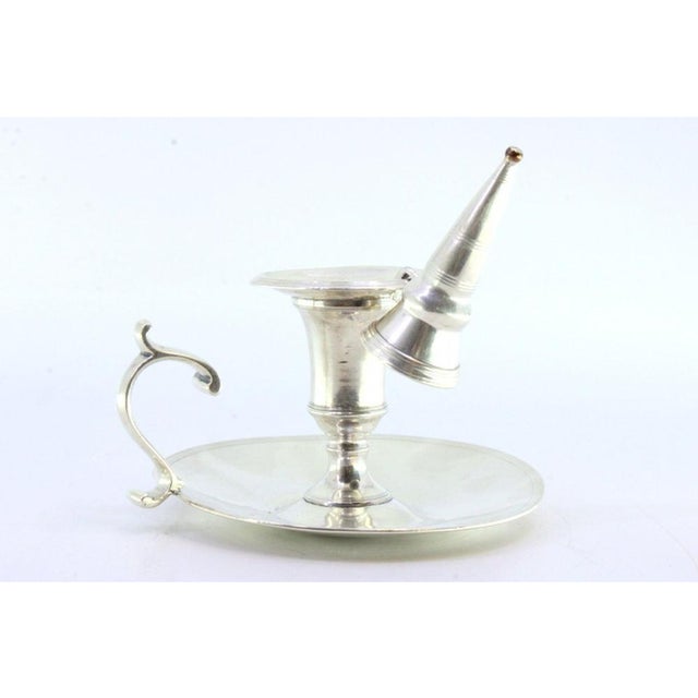 Plain Silver Paddle with Applications For Sale - Image 5 of 7